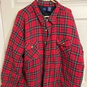 Insulated flannel shirt